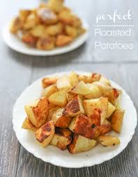 The potatoes should be washed well, and then pricked in several places to keep. Perfect Roasted Potatoes Tastes Lovely
