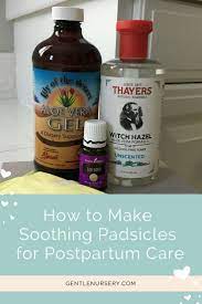 How To Make Easy Diy Padsicles For Postpartum Healing Padsicles Postpartum Postpartum Care