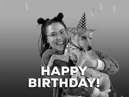 Everybody wants to be in the center of attention on this day. Happy Birthday Dog Gif By Originals