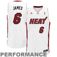 Miami Heat Jerseys Adidas Lebron James Miami Heat Youth Revolution 30 Swingman Performance Jersey Whit Lebron James Miami Heat Miami Heat Lebron James Home