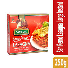 Repeat step till every ramekin is filled. San Remo Lasagna Large Instant 250g