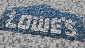 Rgb r 0 g 73 b 144 #004990 r 21 g 182 b 229 #15b6e5. Logo Of Lowes Being Made With Puzzle Pieces Editorial 3d Rendering Editorial Image Illustration Of Problem Composition 140458075