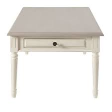 table basse 2 tiroirs ivoire et taupe camilla maisons du monde meuble de style luminaire maison du monde maison du monde
