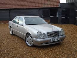 The w210 mercedes e55 amg was sold from 1999 to 2002, though you might want to skip a 1999 model if it is in any way possible; Mercedes E55 Amg W210 The Brave Pill Pistonheads Uk