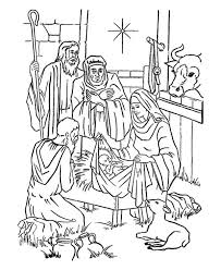 Jesus is our shepherd coloring page free printable template. Picture Nativity Of Baby Jesus Coloring Page Kids Play Color