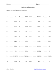 Answers to practice problems 1. Gcse Intro To Balancing Equations Teaching Resources