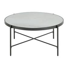 Ottawa wicker coffee table by christopher knight home. Carlo Round Coffee Table With Marble Top White Picket House Furnishings Target