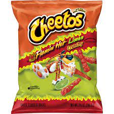 Cheetos Crunchy Flamin Hot Limon Cheese Flavored Snacks Cheetos Cheese Flavor Cheetos Crunchy Cheetos