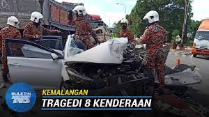 Sultan mizan sukacita pelaksanaan projek ecrl. Kemalangan Lori Rempuh 7 Kenderaan 3 Maut 12 Cedera Youtube