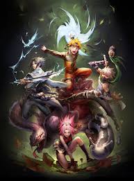 Team 7 Com Imagens Arte Naruto Anime Naruto