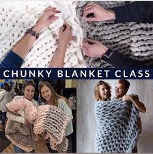 Chunky blanket class at lily flanagan babylon february 25, 2020. Chunky Knit Blanket Wed Feb 10 6 30pm At Naperville