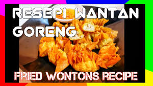 Dumpling adalah antara jenis dim sum yang digemari ramai. Resepi Wantan Goreng Fried Wontons Ricepe Youtube