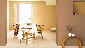Cappuccino Wandgarbe Mit Curry Und Karamell Kombinieren Gelbliche Nuancen Fur Dunkle Zimmer Ideen Fur Farbkombinationen Wandfarbe Haus Farbkombinationen