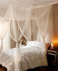 Additionally, make sure to take a look at how to drape canopy beds and how to hang sheers on a canopy bed for more ideas. Sheer Bed Canopies Canopy Bedroom Bed Drapes Canopy Over Bed
