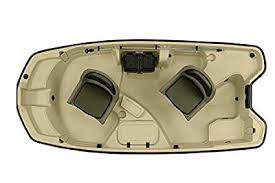 The sun dolphin american 12' jon boat sports reinforced motor mounts front and rear, with battery storage locations fore and aft. Amazon Com Sun Dolphin Pro 102 Fishing Boat Cream Brown 10 2 Feet Sports Outdoors Small Fishing Boats Fishing Boats Mini Bass Boats