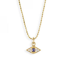 Mini Gold Diamond Evil Eye Necklace Sydney Evan Evil Eye Necklace Diamond Evil Eye Evil Eye Necklace Gold
