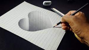 How to draw 3d heart shaped hole in the hand optical illusion trick art. How To Draw A 3d Hole Heart Shape Easy Pencil Drawing Step By Step Youtube