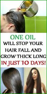 Get Thick Long Hairs In Just 10 Days With One Oil That Stop Hair Fall And Grow Back Grow Thick Long Hair Hair Loss Remedies Stop Hair Loss