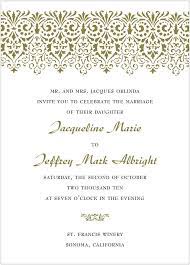 Wedding Invitation Examples Marina Gallery Fine Art Wedding Invitation Format Unique Wedding Invitation Wording Marriage Invitations