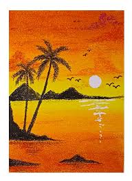 How To Draw Easy Scenery Drawing Sunset Scenery Step By Step With Oil Pastels Drawing Sunset Oil Pastel Paintings Easy Scenery Drawing Learn how to draw sunset simply by following the steps outlined in our video lessons. oil pastel paintings easy scenery drawing