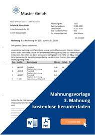 Check spelling or type a new query. Mahnungsvorlage Jetzt Kostenlos Herunterladen Buhl Unternehmer De