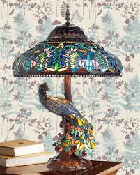 Tiffany Table Lamps With Peacocks Interior Exterior Doors Design Homeofficedecoration Tiffany Table Lamps Tiffany Lamps Beautiful Lamp