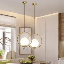 Modern Glass Ball Pendant Lamp Black Gold Pendant Light Home Lighting Lights Fixture Suspension Vintage Light Fixtures Hanging Ceiling Lights From Albert Ng668 100 31 Dhgate Com
