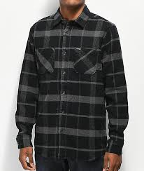 Black And Grey Flannel Shirt Volcom Shader Black Grey Flannel Shirt Zumiez Grey Flannel Flannel Shirt Long Sleeve Flannel