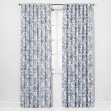 Charade Floral Light Filtering Curtain Panels Threshold Panel Curtains Light Blocking Curtains Curtains