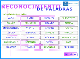 Estos juegos entrena la memoria pero sobre todo, son muy divertidos. Juego De Memoria Reconocimiento De Palabras Aula Pt