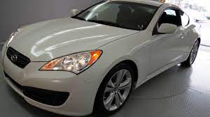 Hyundai genesis coupe white with black rims : 2011 White Hyundai Genesis Coupe 2d Coupe N2721b Youtube