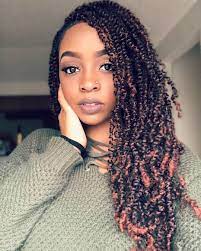 Fluffy Spring Twist Twist Braid Hairstyles Natural Hair Styles Braid In Hair Extensions