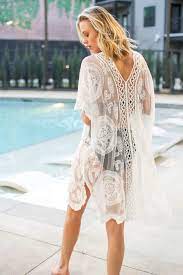 Anya Boho Lace Cover Up Springfashion Vacationvibes Poolside Swimwear Dress Beach Mini Dress Beach Swimsuit Cover