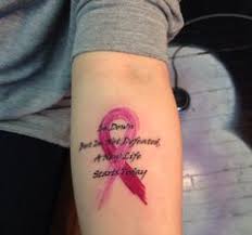 A pair of wings and a purple ribbon design becomes common image if you are not the one who has a sense of concern for cancer. Ovarian Cancer Tattoo
