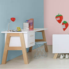 Winkelschreibtisch in eichefarben und grau 220 cm breit. Bopita Schreibtisch Lisa Mit 2 Schubladen Weiss Buche Dannenfelser Kindermobel