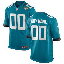 Browse jacksonville jaguars pro shop for the latest jaguars gear, apparel, collectibles, and merchandise for men, women, and kids. Men S Nike Teal Jacksonville Jaguars Alternate Custom Game Jersey