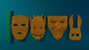 3d Wood Mask