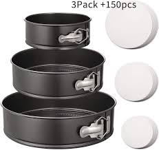 Hiware Springform Pan Set Of Nonstick Cheesecake Panleakproof Round Cake Pan Set Includes Piecesquot Amazon Affili In 2020 Cake Pan Set Round Cake Pans Cheesecake Pan