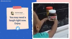Can you do better than him? Viral Video Boy Spells Nutella Wrong Leaves Netizens In Splits Trending News The Indian Express