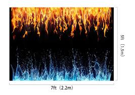 Wedding photo fire in background. Amazon Com 7ft X 5ft Ice And Fire Microfiber Photography Background For Photo Booth Studio Wedding Party Shot Backdrop Props Camera Photo