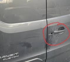 The drivers side door lock will lock with the key fob, but will not unlock. New Ford Transit Custom Rear Barn Door Attack Method