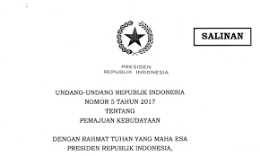 Asn (aparatur sipil negara) no. Salinan Uu No 5 Tahun 2017 Tentang Pemajuan Kebudayaan Balai Pelestarian Nilai Budaya Sumatera Barat
