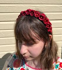 Beautiful Handwoven Palm Leaf Flower Headbands