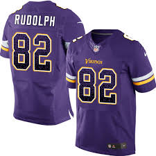 82 Elite Kyle Rudolph Purple Nike Nfl Home Mens Jersey