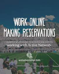 Get Paid To Make Reservations For Sporting Events With Active Network Work From Home Jobs Work From Home Opportunities Working From Home