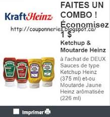 Coupons Et Circulaires B2g1 Sur Heinz Ketchup Et Moutarde Mustard Bottle Condiments Mustard
