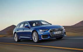Download Wallpapers Audi A6 Avant 2019 Exterior 4k New Blue A6 German Cars Audi Besthqwallpapers Com Audi A6 Avant A6 Avant Audi A6
