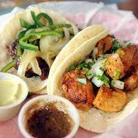 Fun and interesting lunch tacos. Tacodeli Bartons Bluff Spyglass 154 Tips