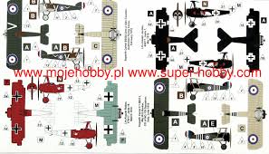 The aircraft is supplied as a kit for amateur construction. Sopwith F 1 Camel Vs Fokker Dr I Valom 14421