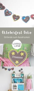 Girlande Basteln Wiesn Gaudi Zum Selber Machen Oktoberfest Deko Girlanden Basteln Oktoberfest Deko Basteln